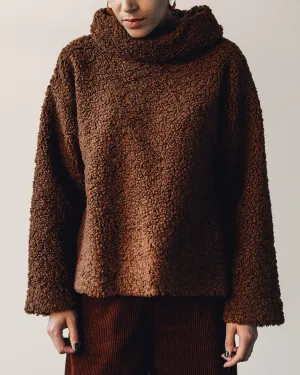 7115 Curly Turtleneck, Rust