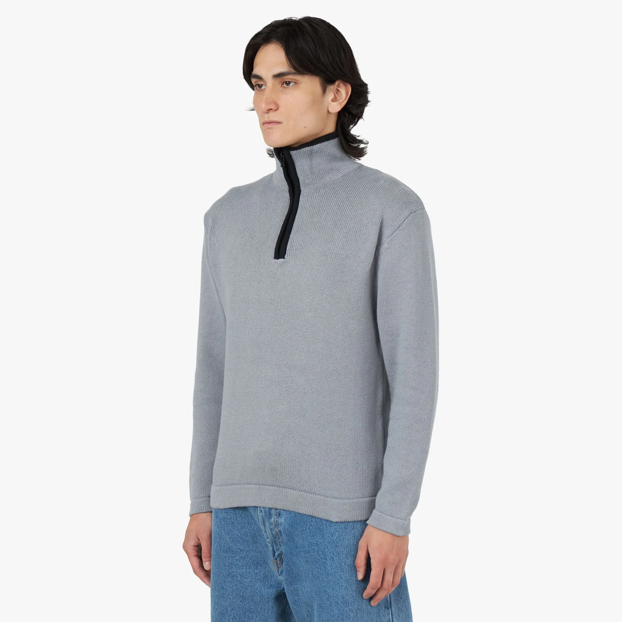 Adsum Funnel Neck Sweater / Stone