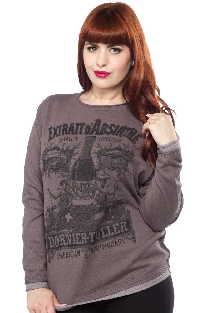 AMERICAN APOTHECARY ABSINTHE SWEATER