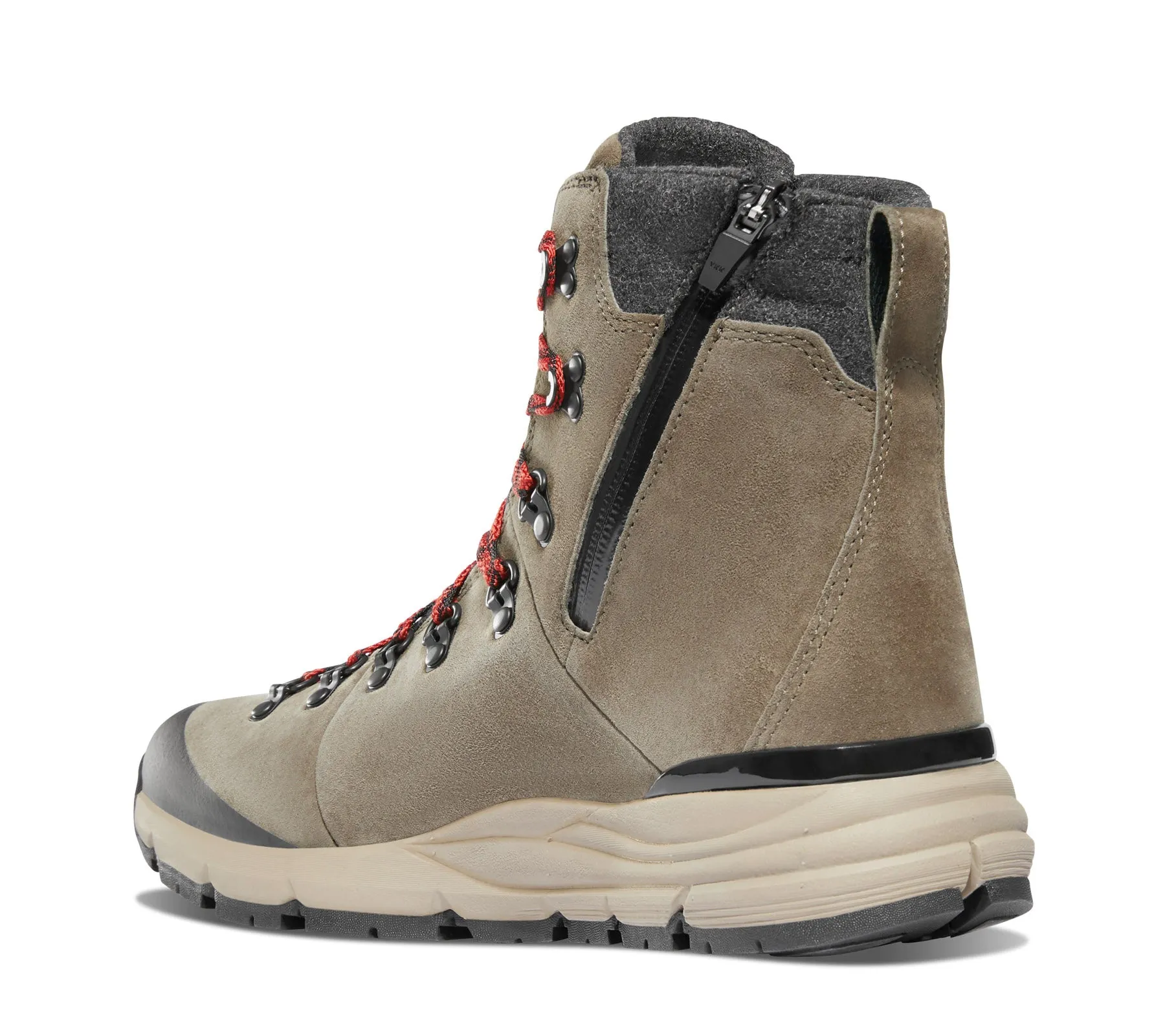 Arctic 600 Side-Zip | Brown/Red 200G