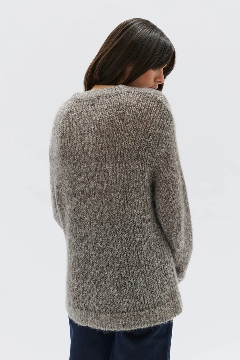 Assembly Label - Elise Knit - Clove Marle