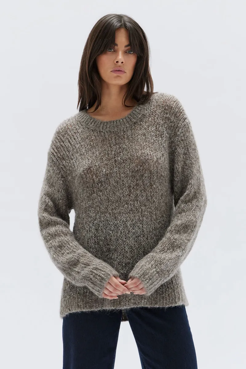 Assembly Label - Elise Knit - Clove Marle