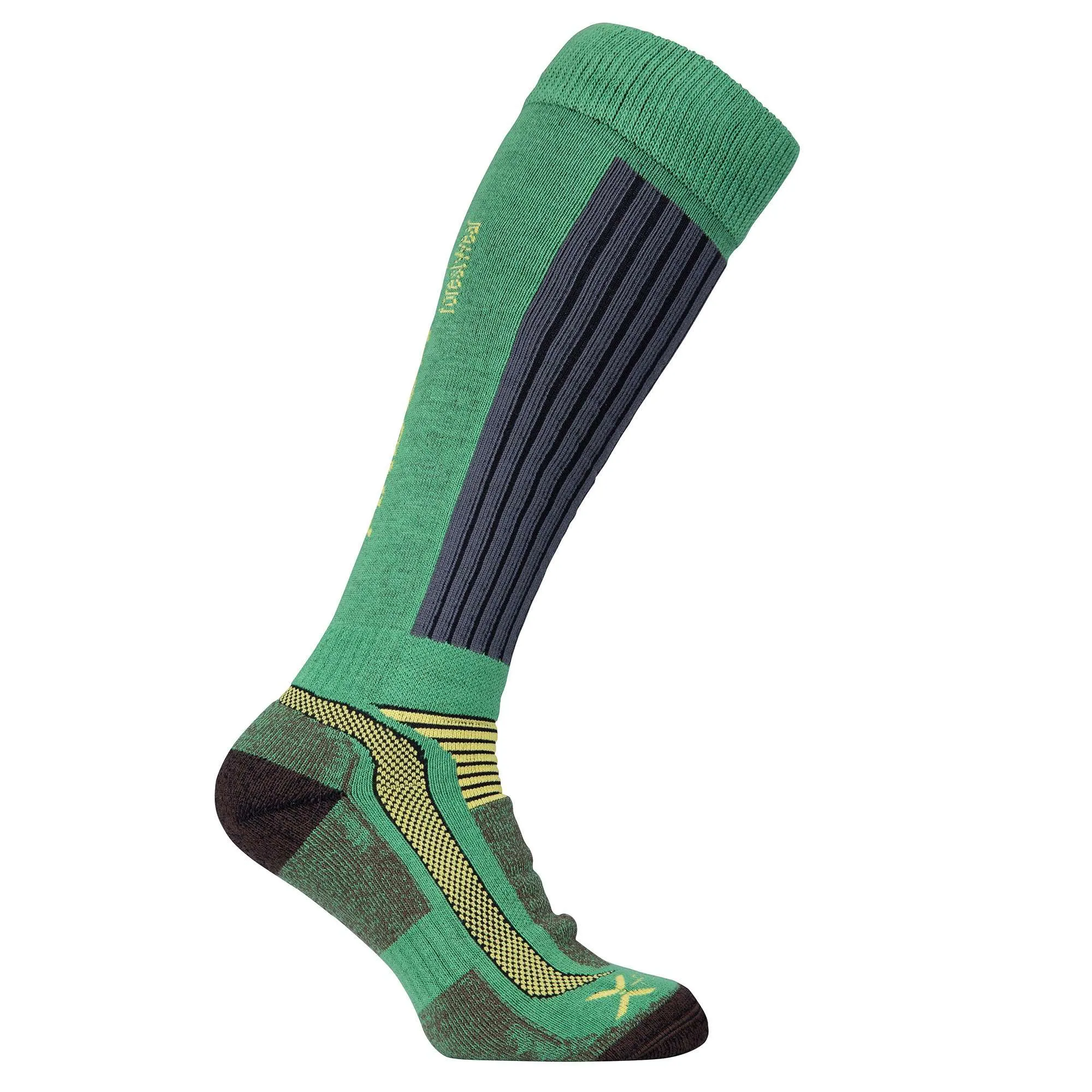 AT3812 Hi Sock Xpert - Olive/Yellow