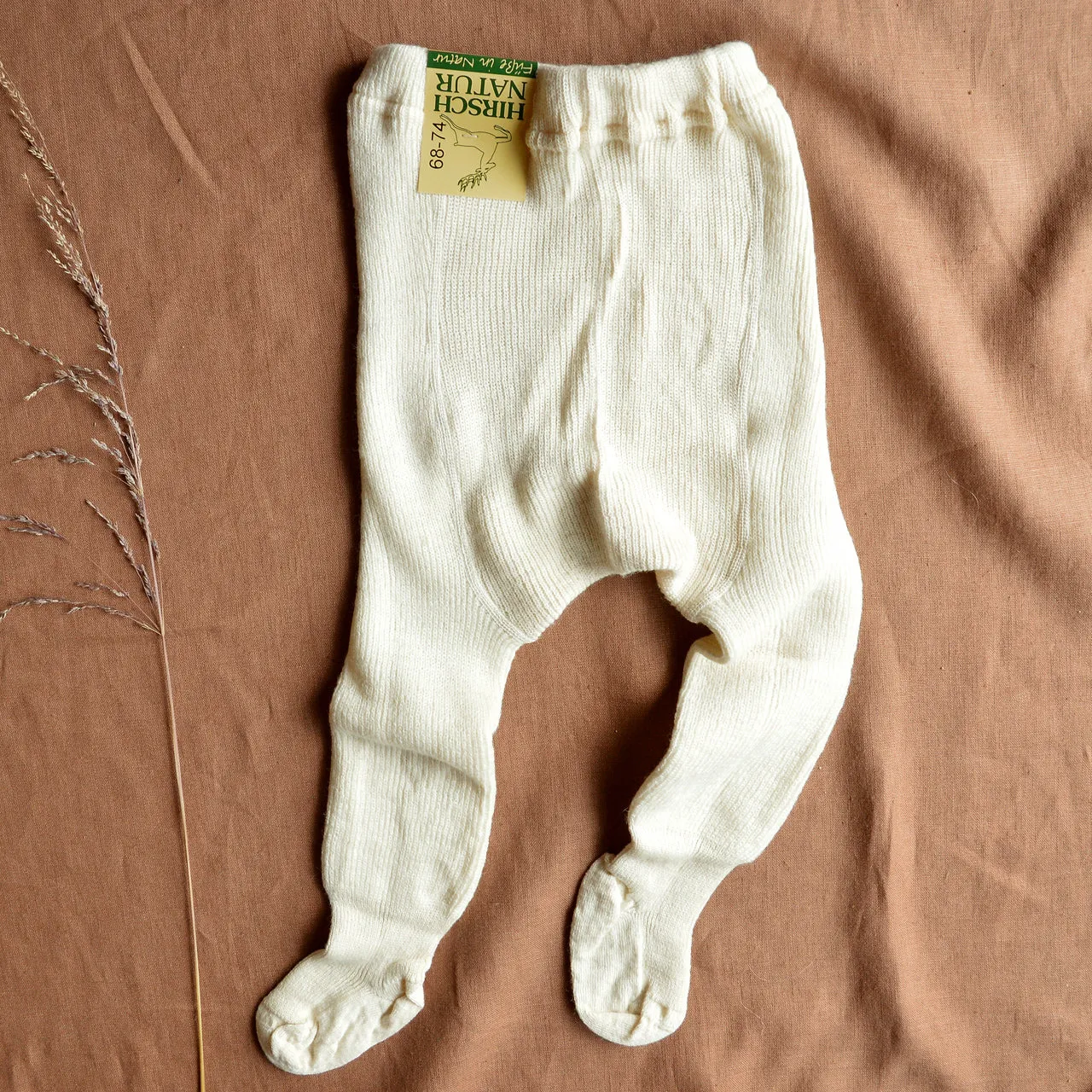 Baby Tights Organic Wool/Cotton - Thick Rib (newborn-3y)