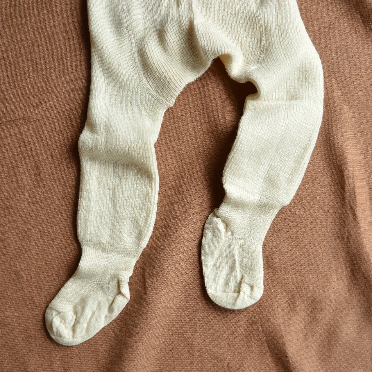 Baby Tights Organic Wool/Cotton - Thick Rib (newborn-3y)