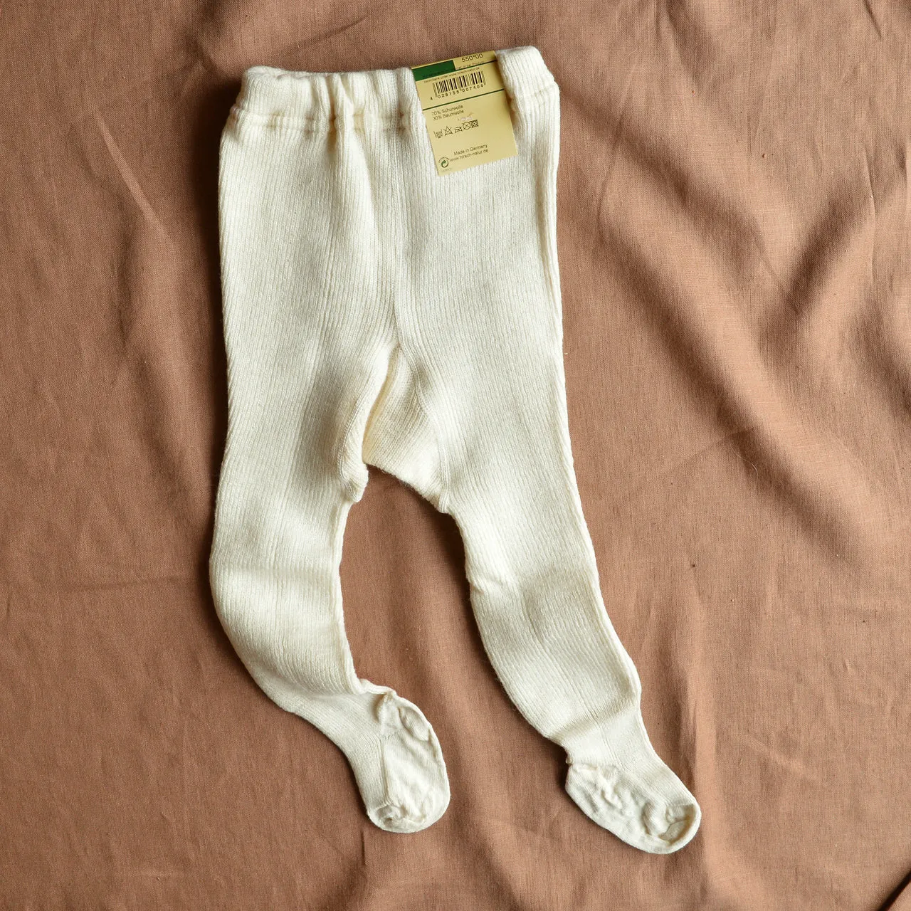 Baby Tights Organic Wool/Cotton - Thick Rib (newborn-3y)