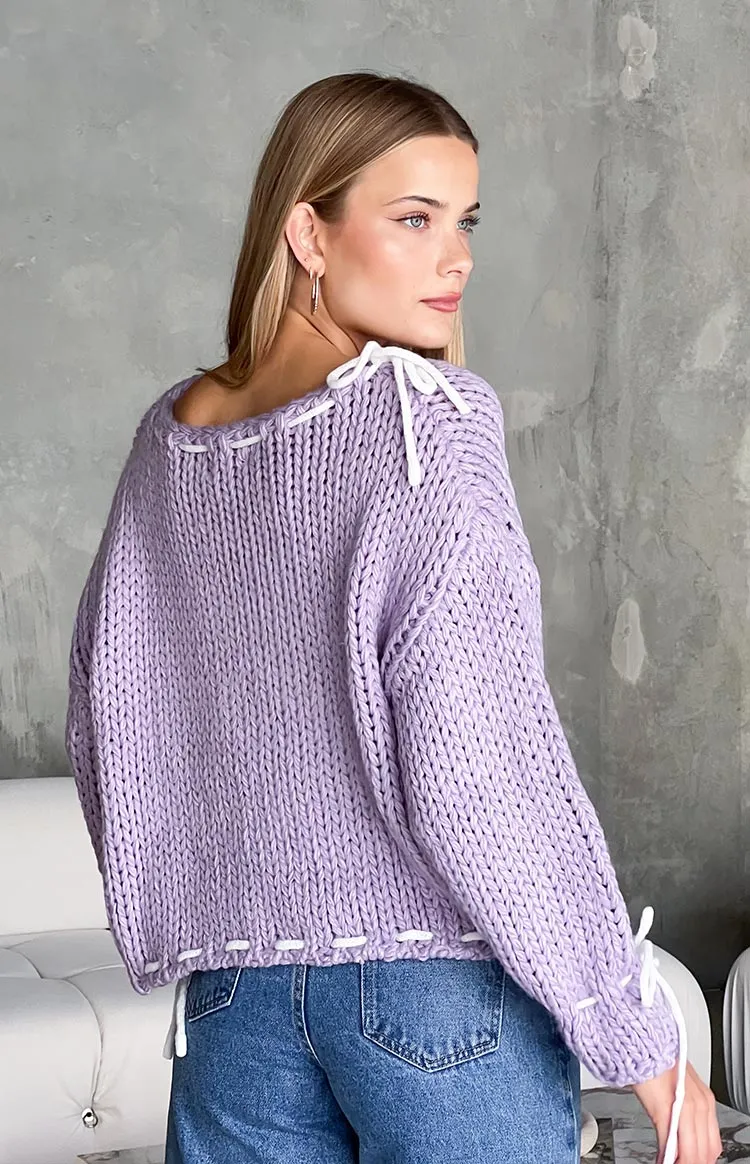 Bea Lilac Sweater