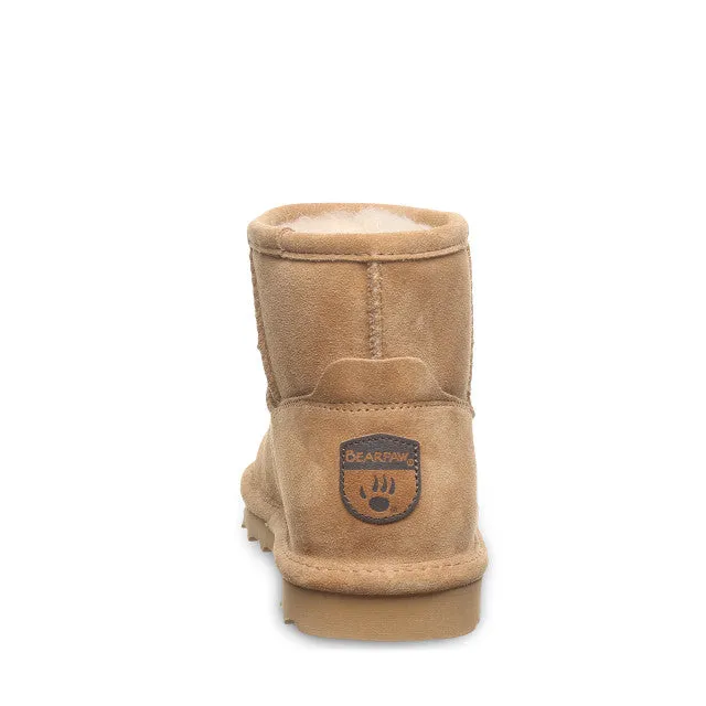 Bearpaw alyssa ankle boot 2130w-243 iced coffee tan