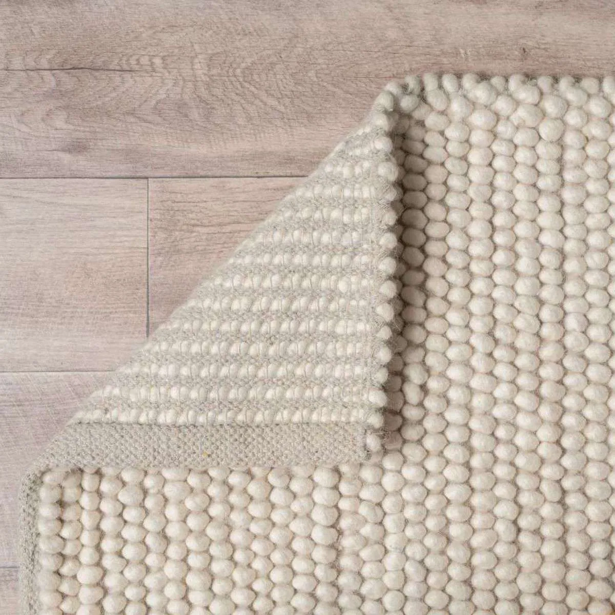 Beau Wool Blend Floor Rug - Extra Large - Cream