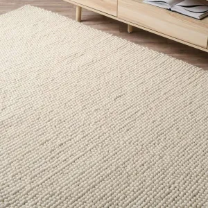 Beau Wool Blend Floor Rug - Extra Large - Cream