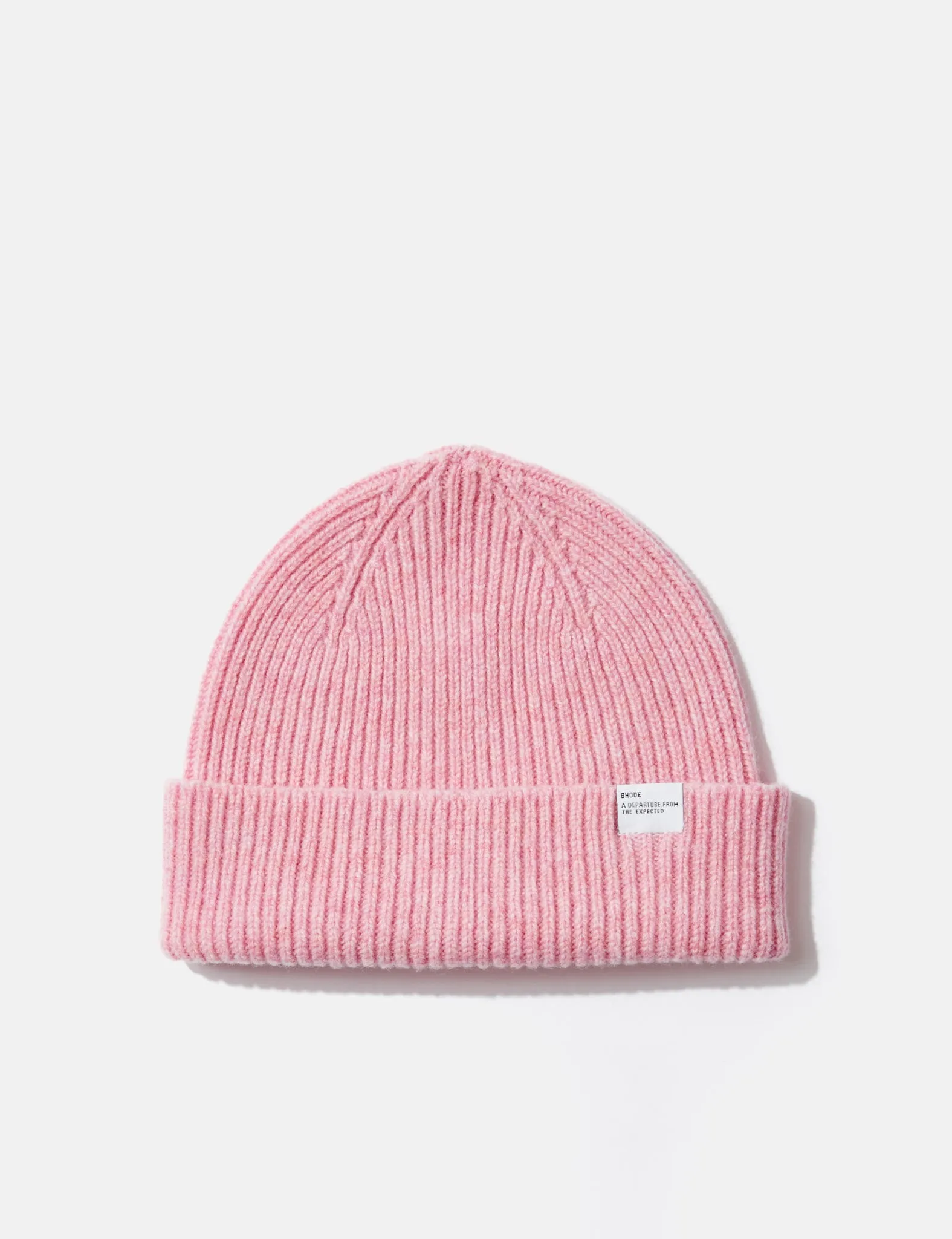 Bhode Hawick Short Beanie (Lambswool) - Pink