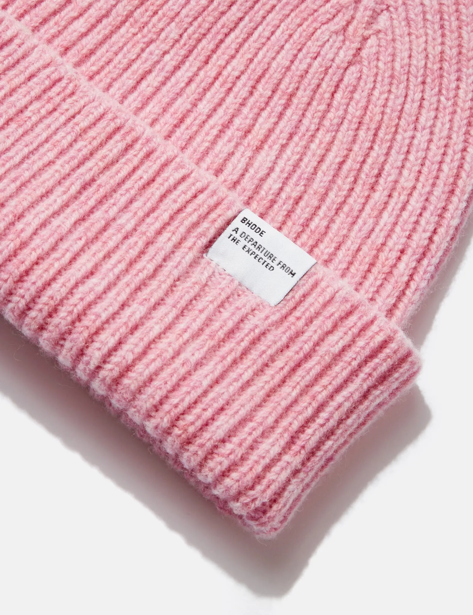 Bhode Hawick Short Beanie (Lambswool) - Pink