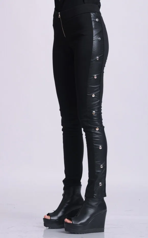 Black Leather Leggings