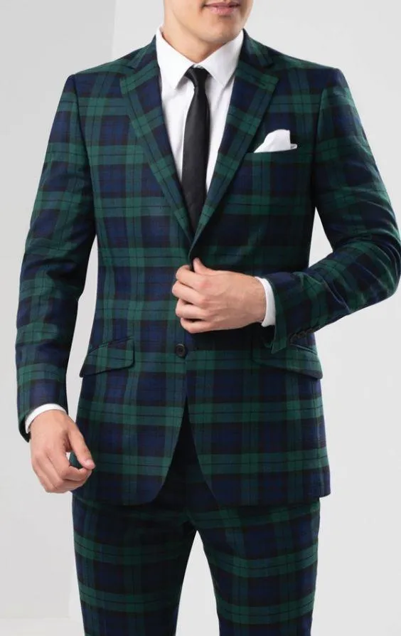 Black Watch Slim Fit Tartan Jacket (Available In Upto 85 Tartans)