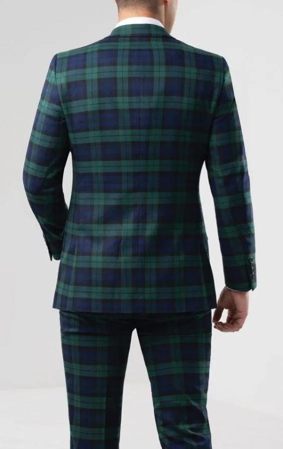 Black Watch Slim Fit Tartan Jacket (Available In Upto 85 Tartans)