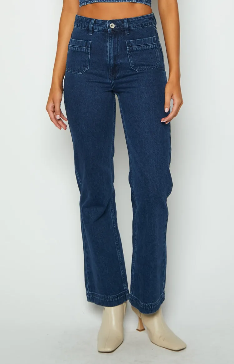 Blayke Dark Blue Denim Jeans