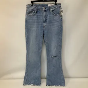 Blue Denim Jeans Boyfriend Rag & Bones Jeans, Size 10