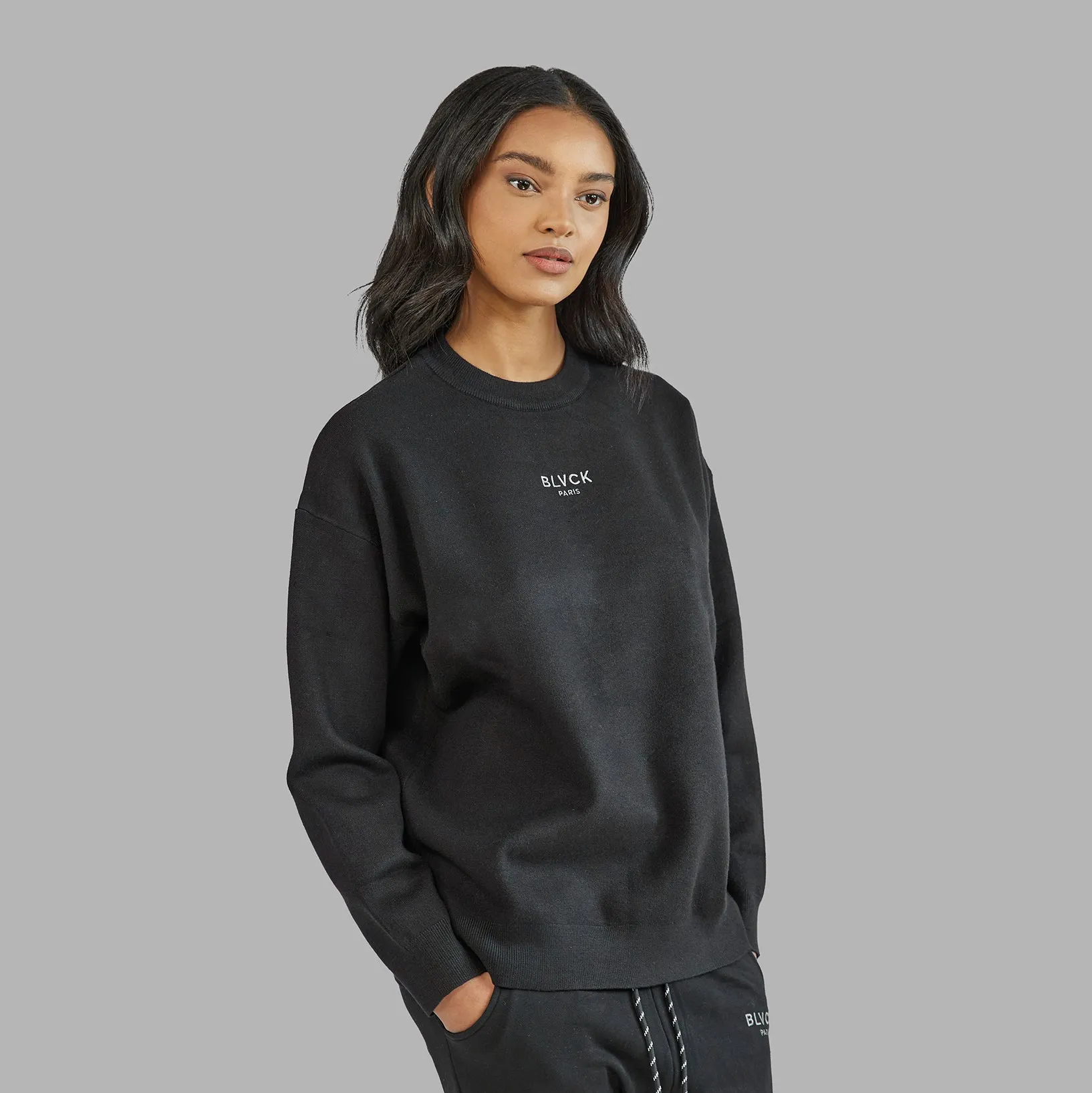 Blvck Branded Cashmere Blend Sweater