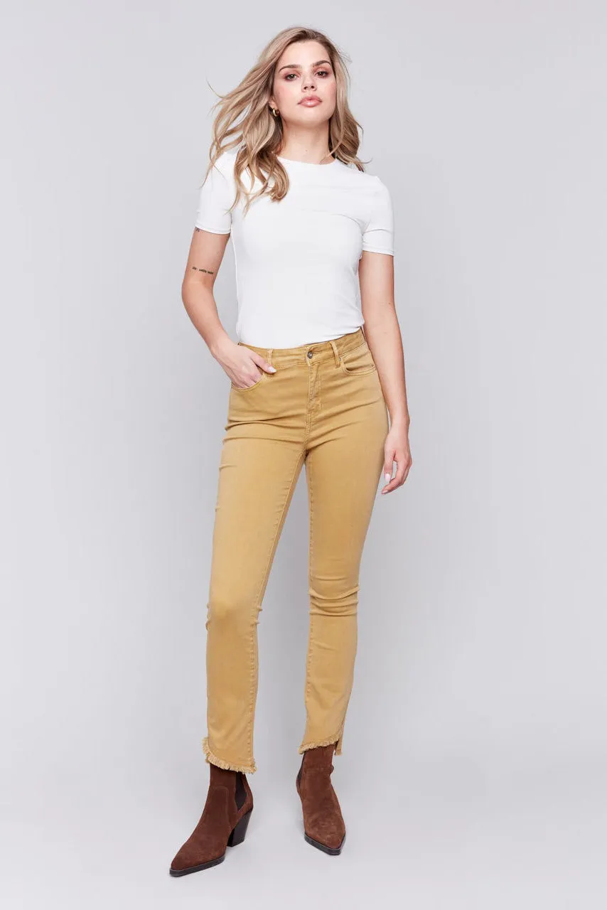 Bootcut Twill Pants - Amber