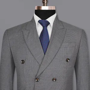 Boulder Grey Double Breasted Woolrich Blazer