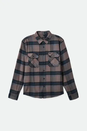 Bowery Flannel - Black/Ocean Blue