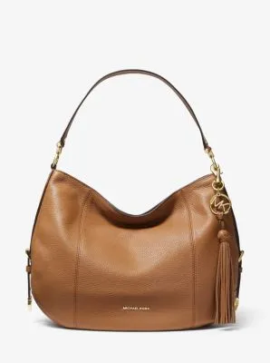 Brooke Large Pebbled Leather Shoulder Bag