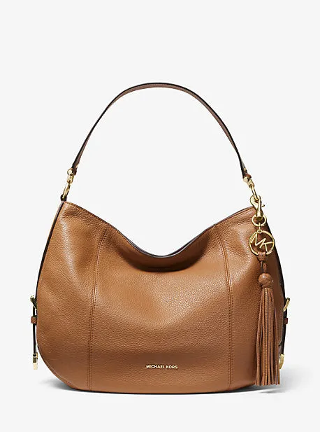 Brooke Large Pebbled Leather Shoulder Bag