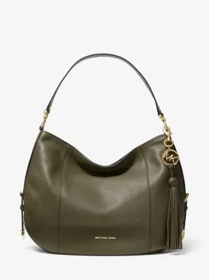 Brooke Large Pebbled Leather Shoulder Bag