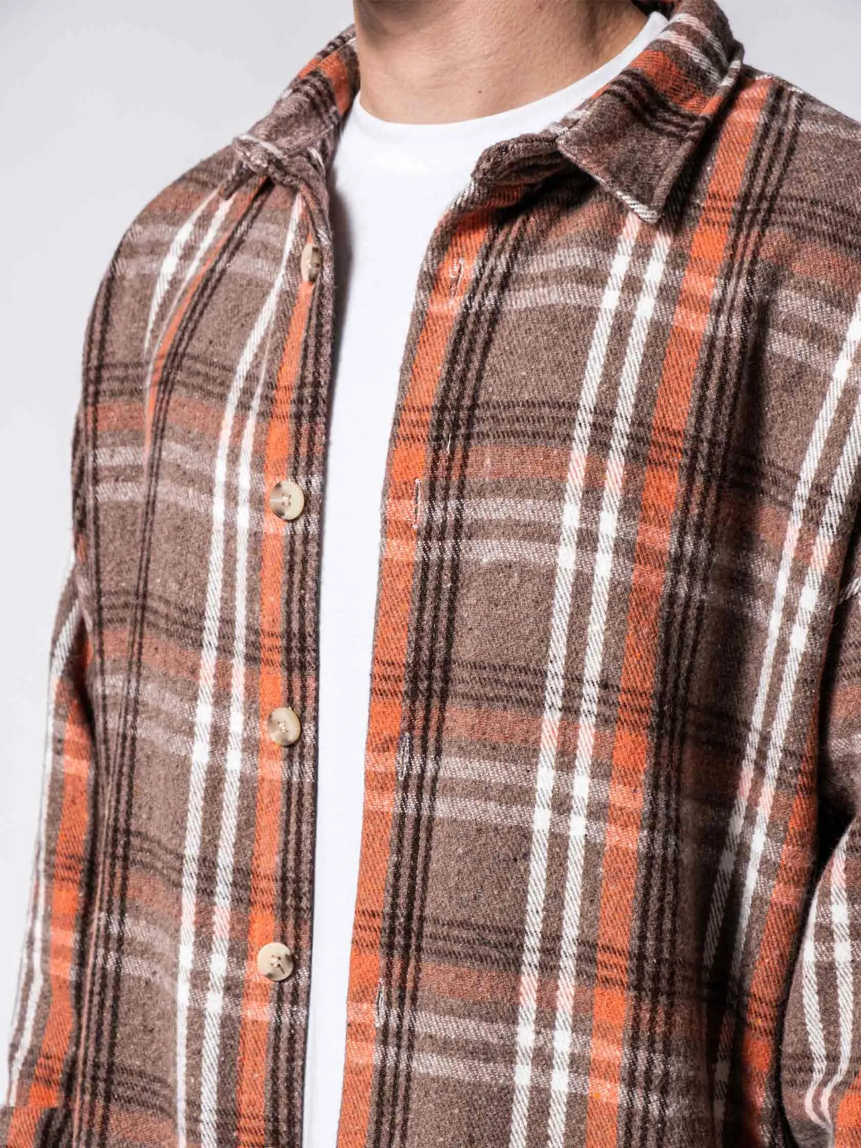 Brown Flannel Shirt