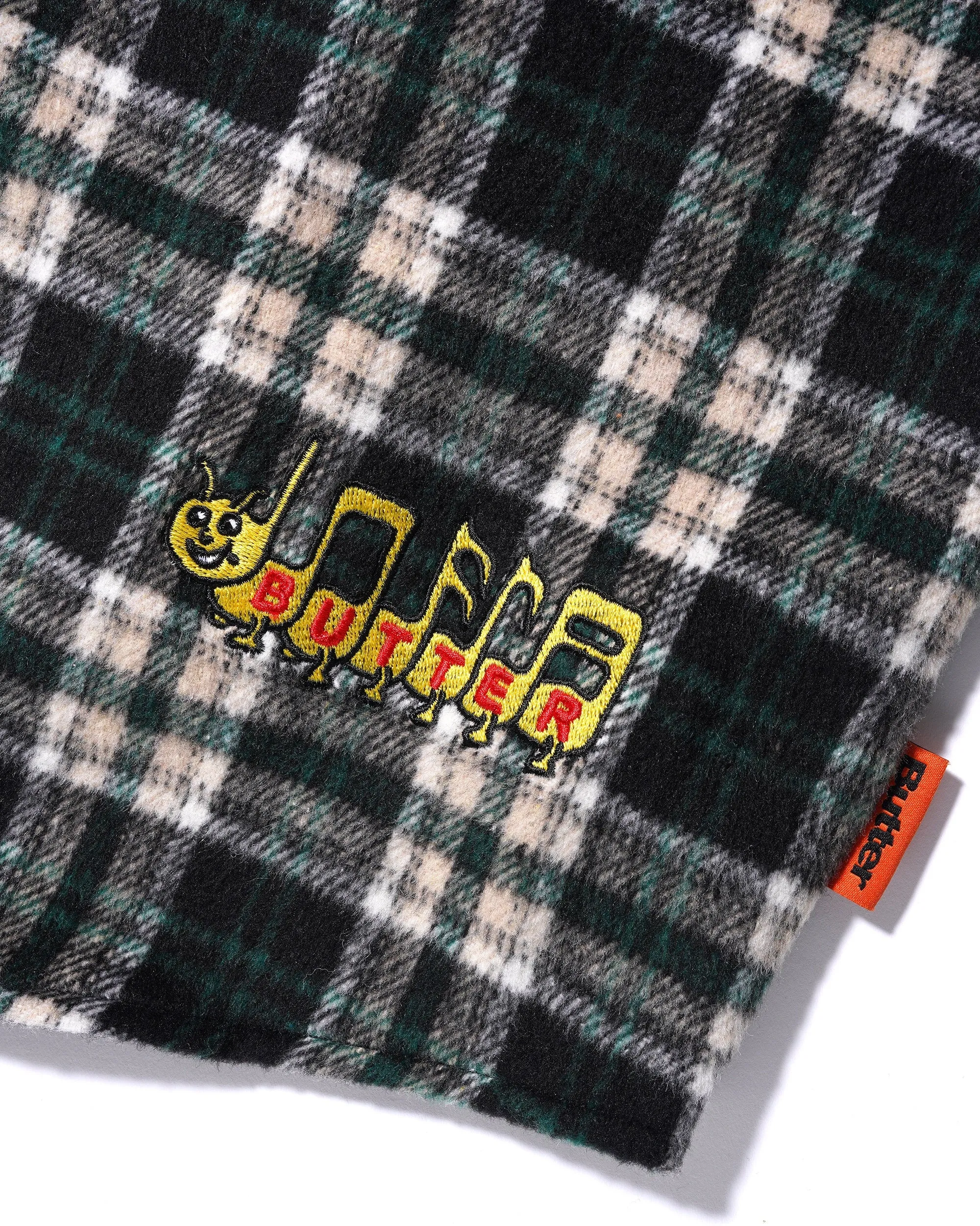 Butter Goods - Caterpillar Flannel Shirt (Navy/Forest)