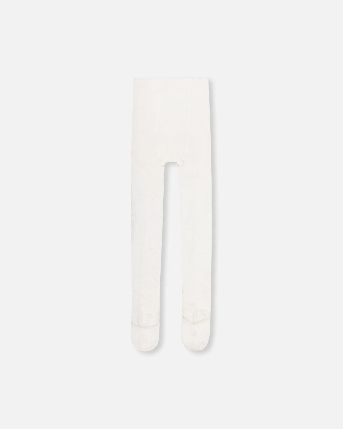 Cable Tights Off White