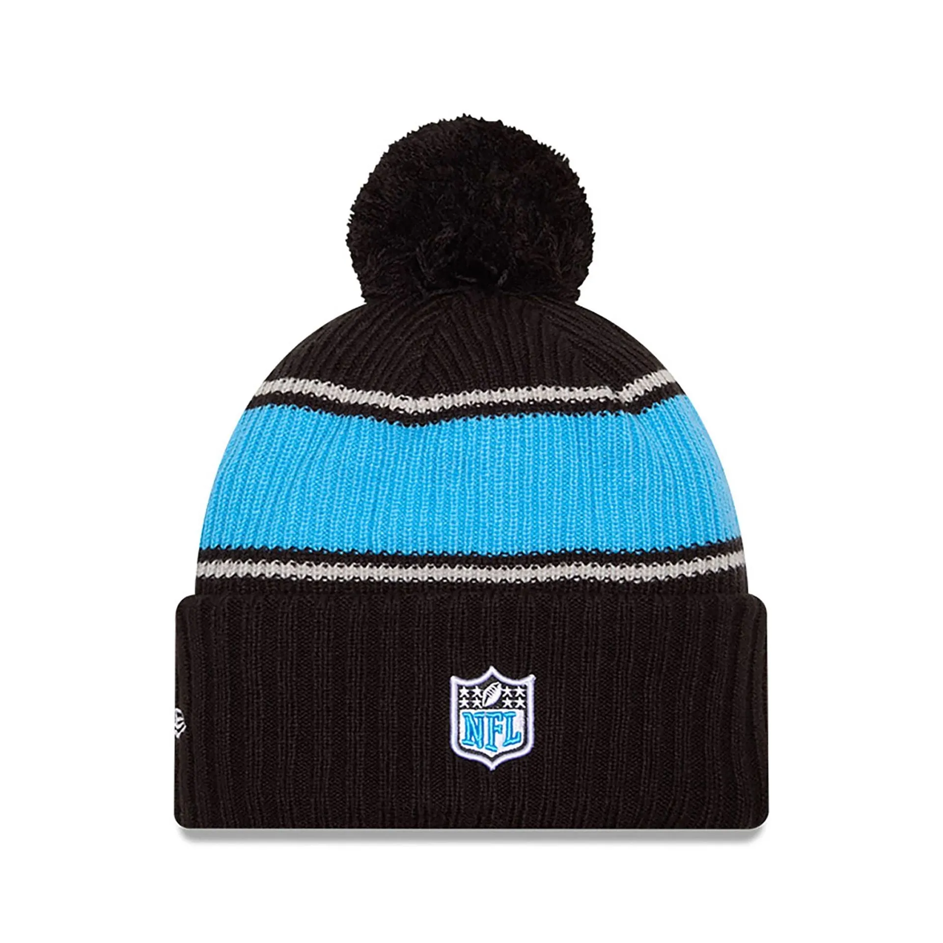 Carolina Panthers NFL Sideline 2024 Black Sport Knit Beanie Hat