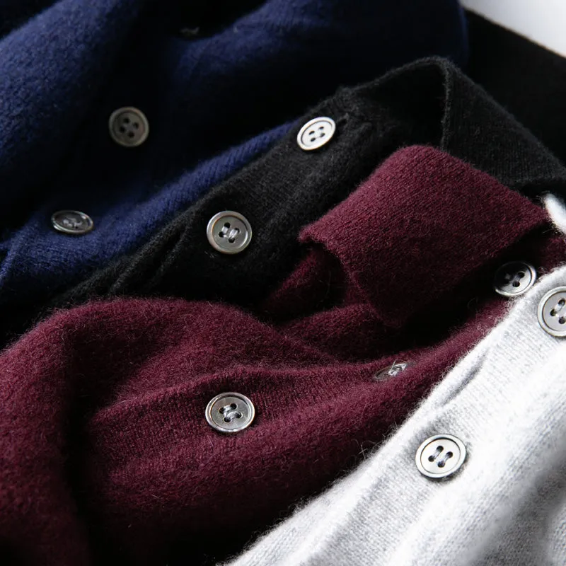 Cashmere Polo Sweater