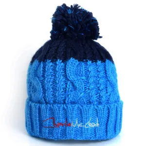 Charlie McLeod Knitted Beanie Bobble Hat