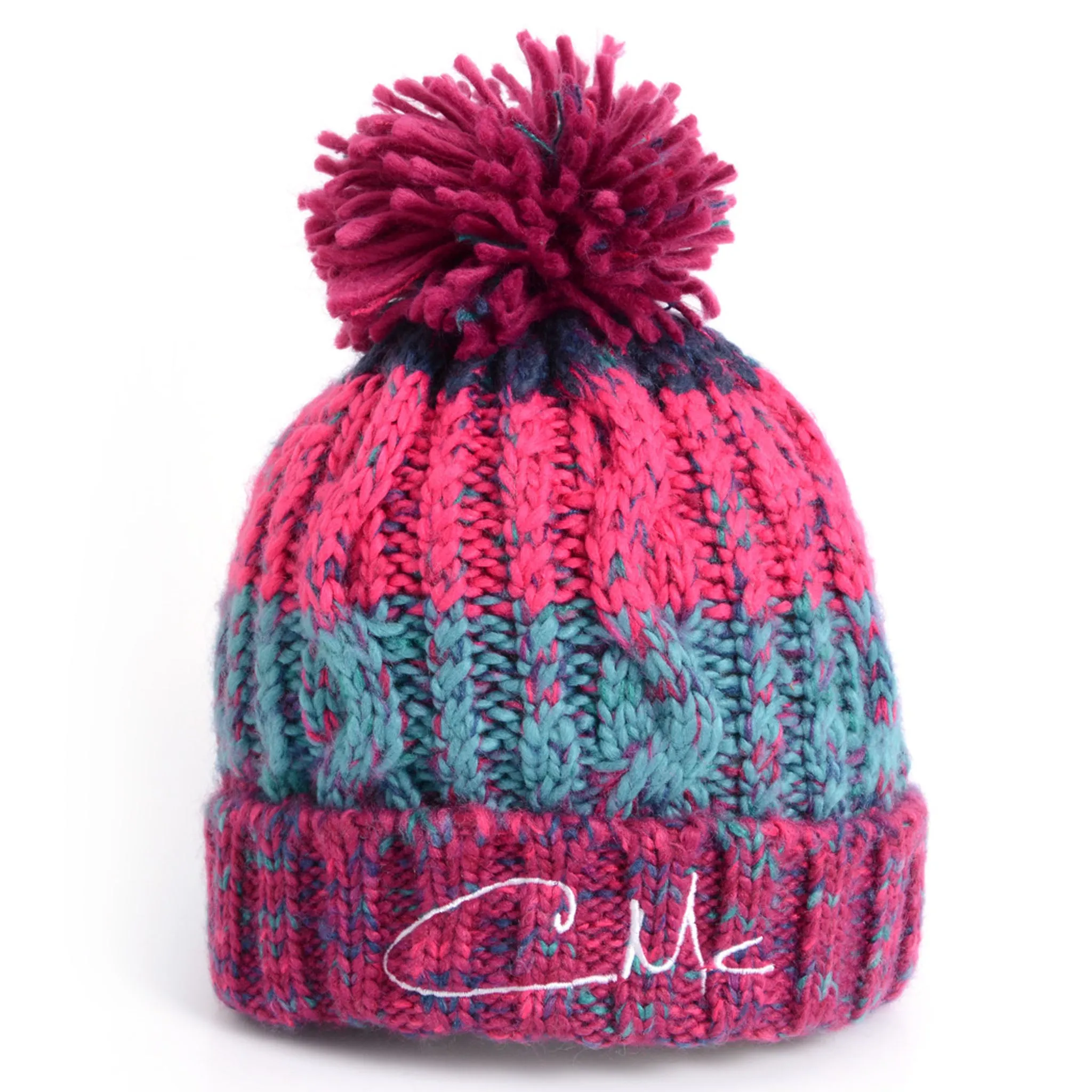 Charlie McLeod Knitted Beanie Bobble Hat