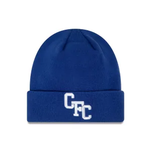 Chelsea FC Collegiate Wordmark Blue Cuff Knit Beanie Hat