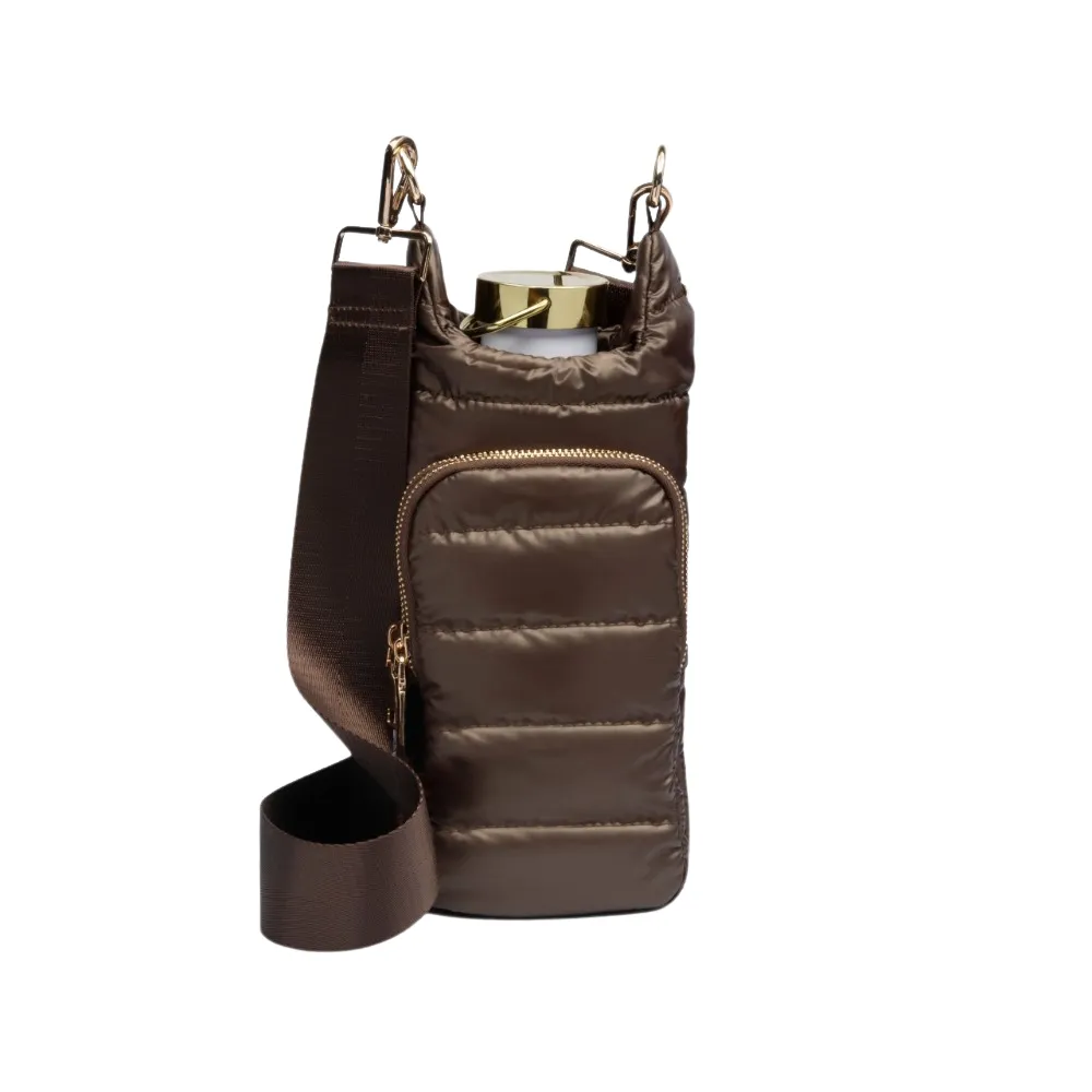 Chocolate Brown Shiny HydroBag® with Matching Solid Strap