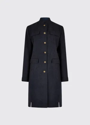 Coolepark Tweed Coat - Navy