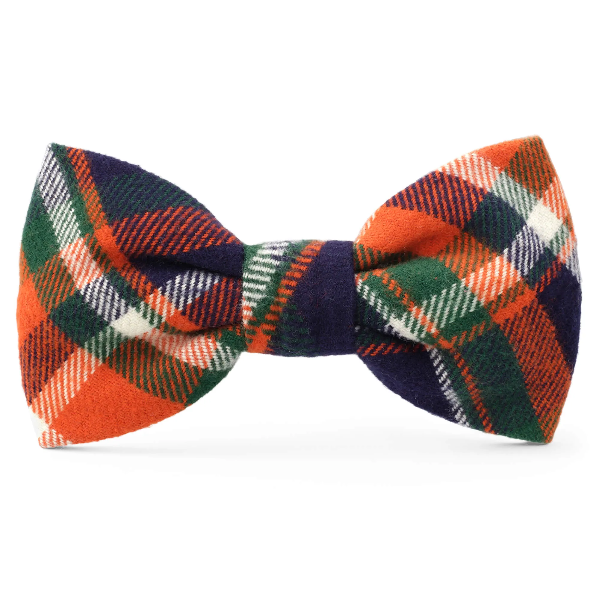 Dakota Plaid Flannel Dog Bow Tie