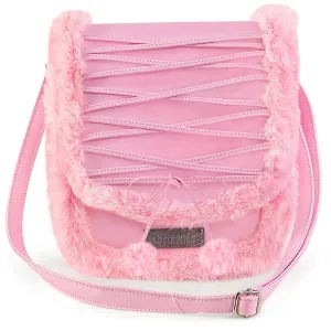 Demonia Faux Fur Crossbody Bag