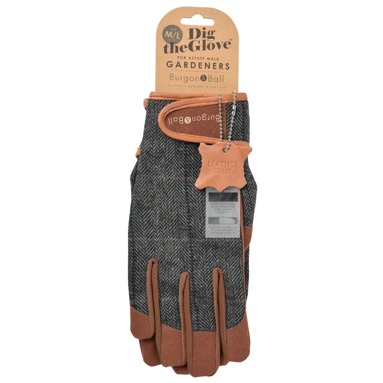 Dig The Glove - Tweed - L/XL