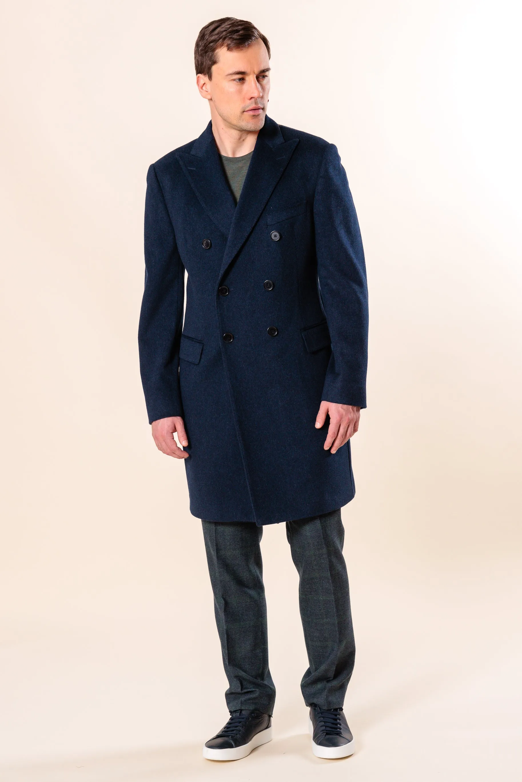 Double-breasted coat "RAIMOND" / Wool by Loro Piana