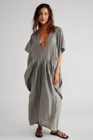 DRIFTER LINEN DRESS X FREE PEOPLE