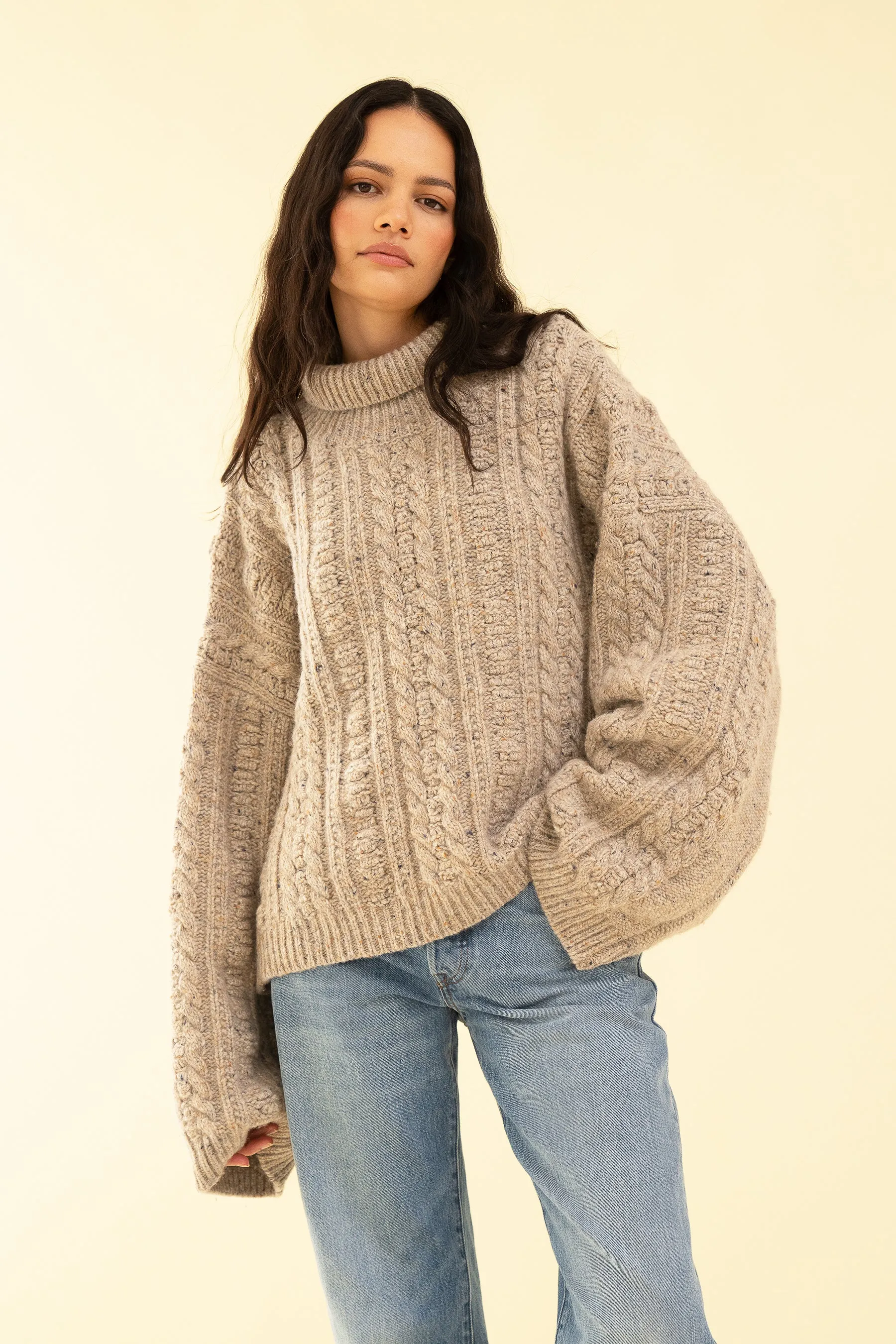 ELOWEN KNIT - OAT