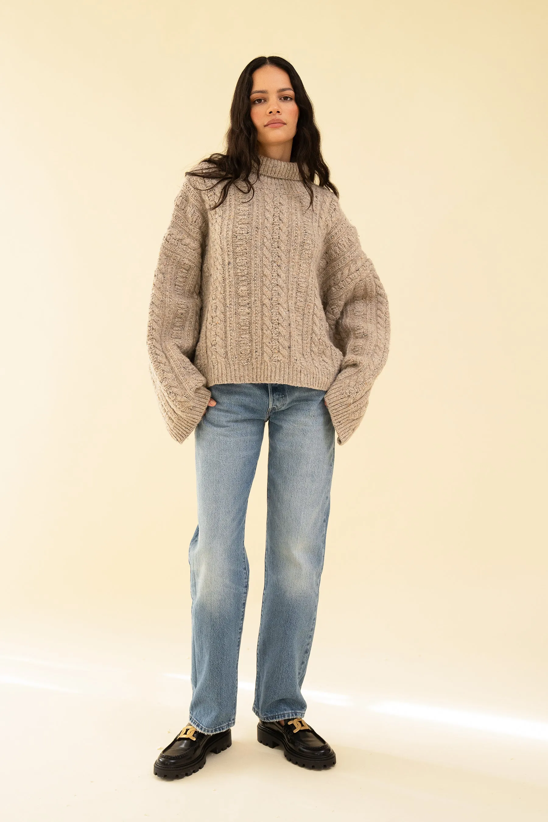 ELOWEN KNIT - OAT