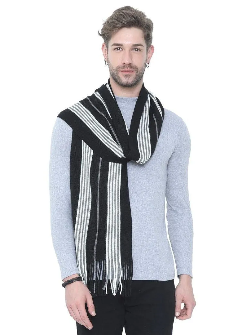 FabSeasons Men  Casual Self Design Scarf for Winter