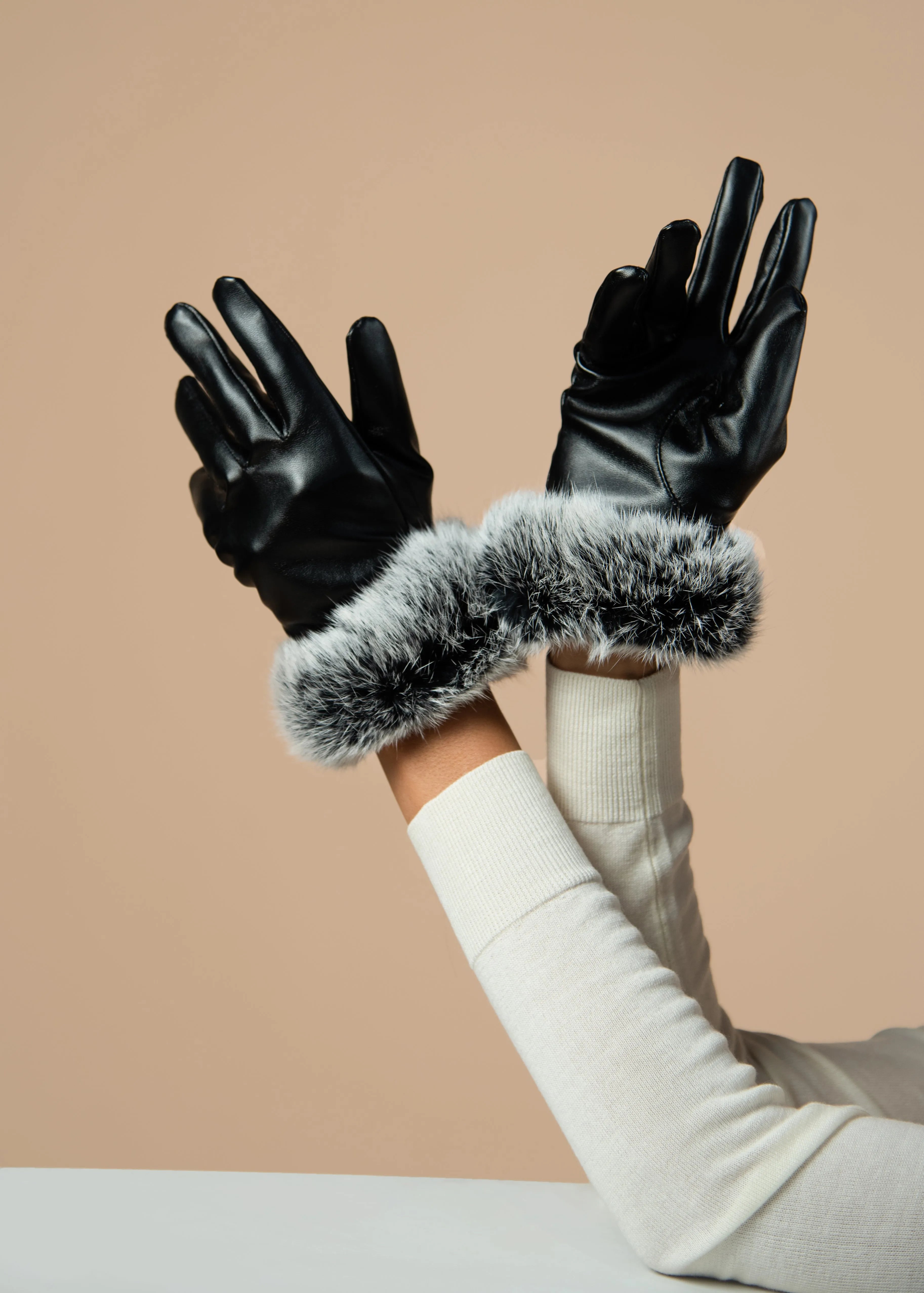 Faux Fur Gloves