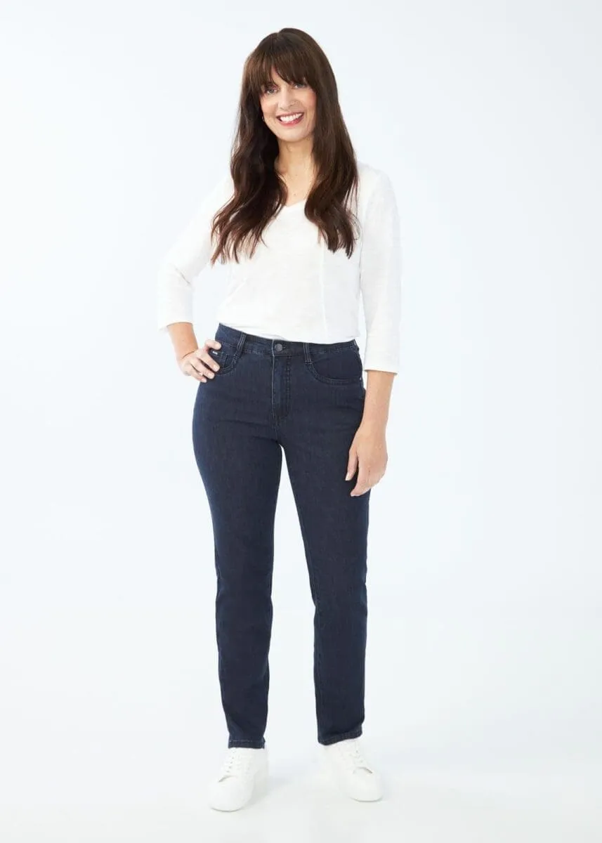 FDJ Suzanne Relaxed Slim Leg Supreme Denim (Pleasant Wash)