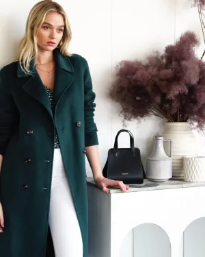 Front Runner Belted Coat - Dark Green