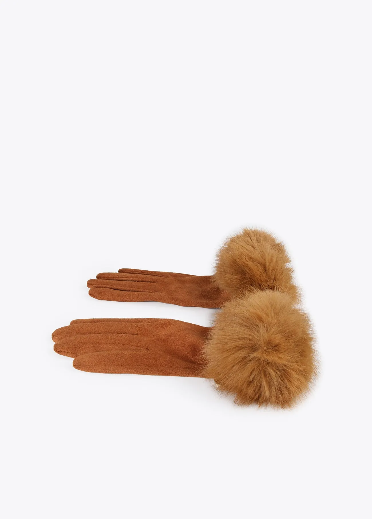 Fur gloves